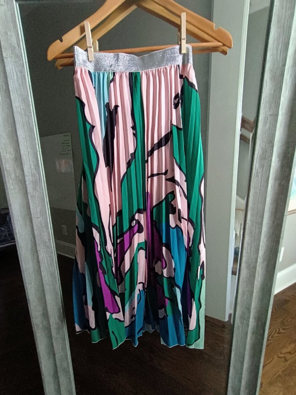 Printed Midi skirt